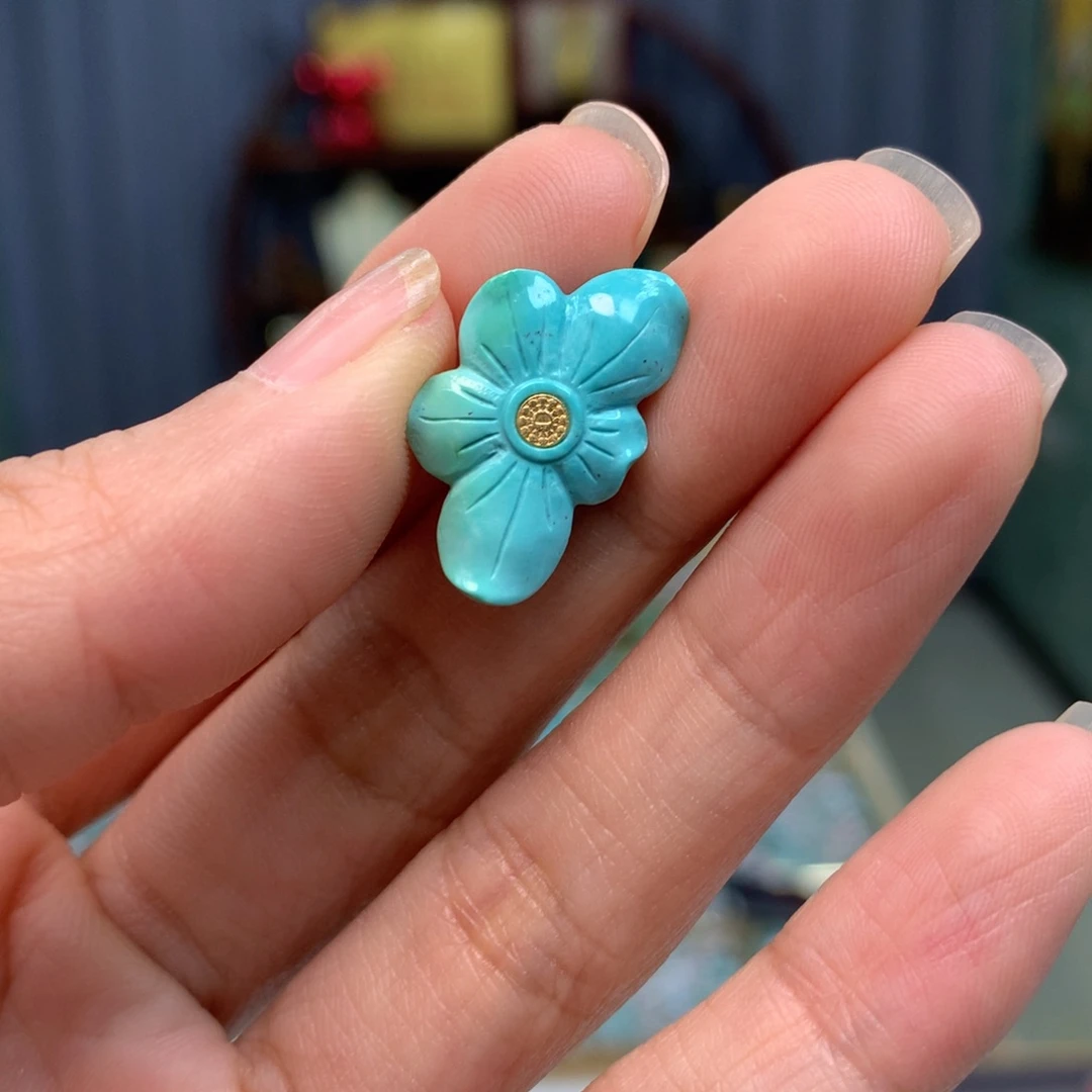 绿松石未镶嵌配饰