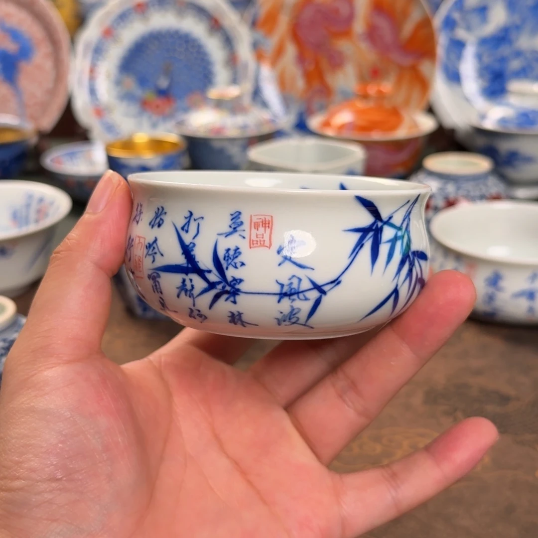 纯手工手绘陶瓷茶具