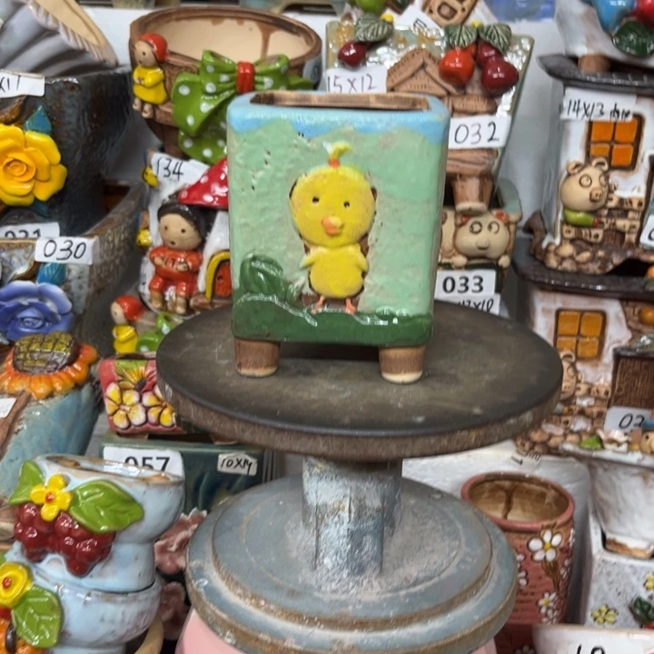 紫砂花盆粗陶材质多肉花盆