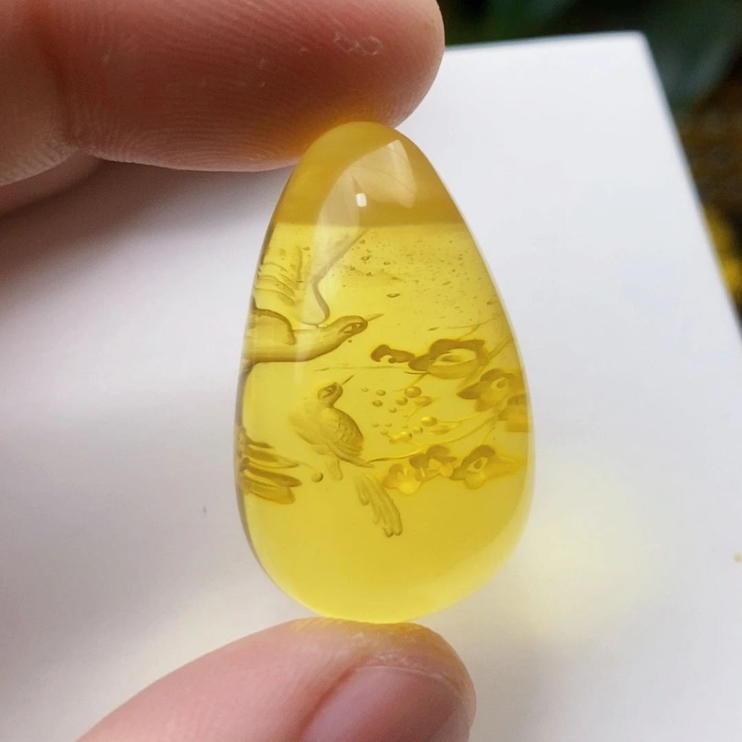 【闪购商品】金珀吊坠(不含链)未镶嵌