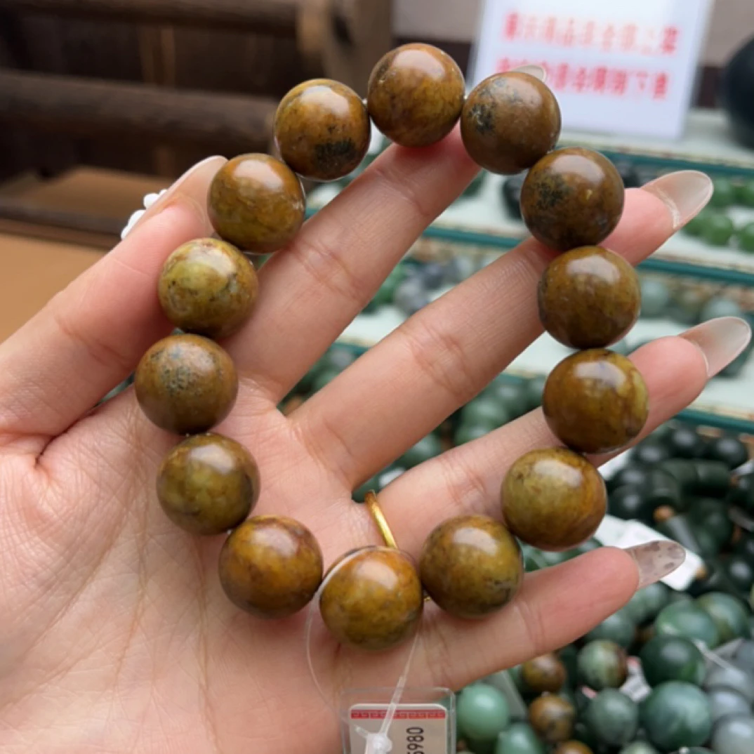 和田玉手串1221d拍一发一