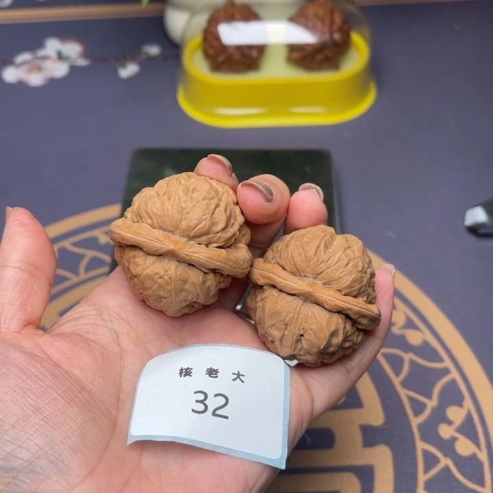 文玩核桃把件老***醒蛤蟆41/32