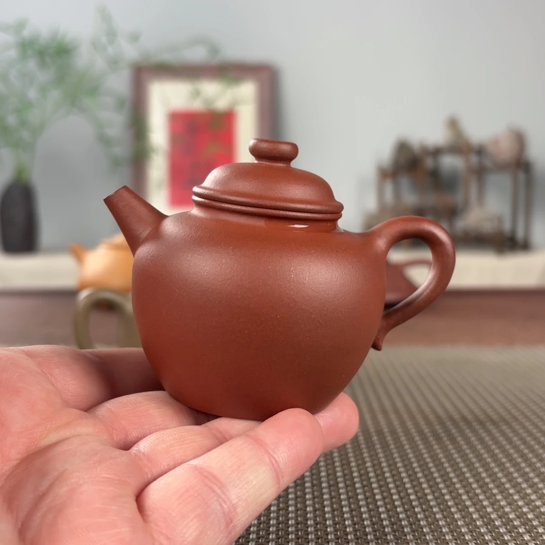 紫砂茶壶微瑕黄龙山原矿紫砂壶