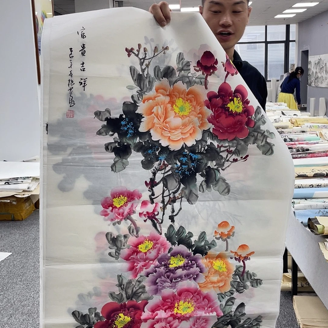国画纯手绘字画宣纸