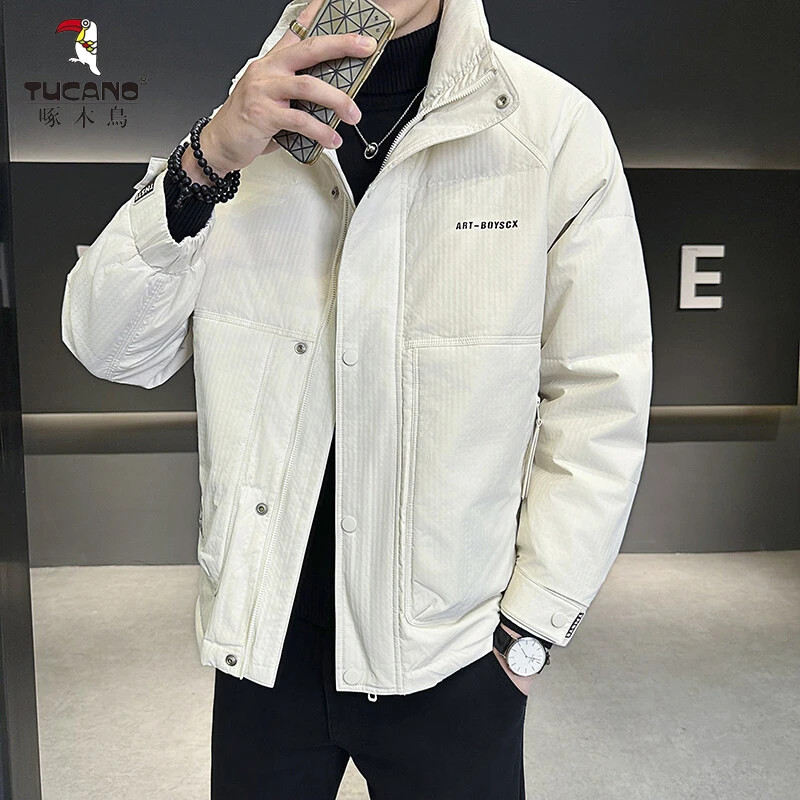 TUCANO/啄木鳥冬季新款鸭绒羽绒服加厚保暖档次立领时尚档次帅气
