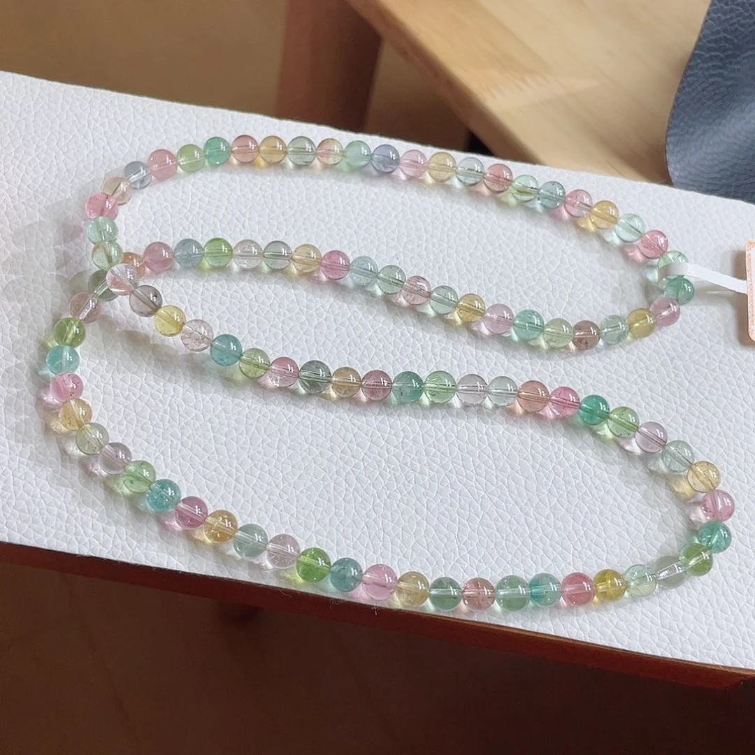 碧玺手链未镶嵌6.3mm左右