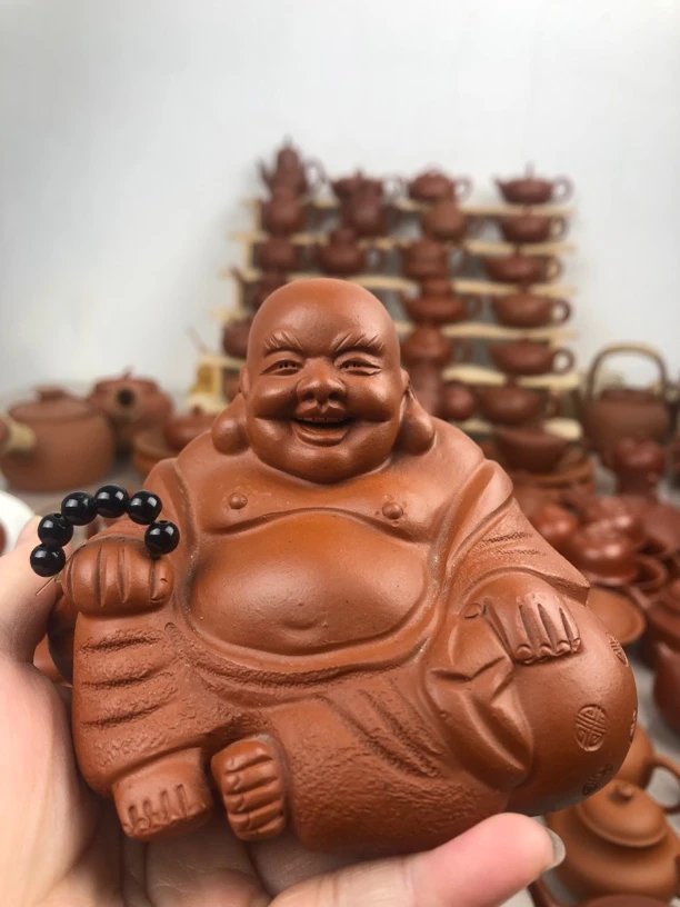 弥勒佛笑佛摆件尺寸底11.2cm高8.5cm