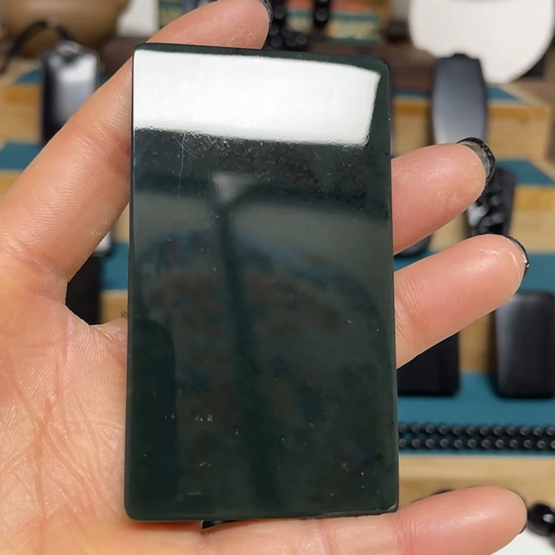 【闪购商品】和田玉（青玉）吊坠(不含链)未镶嵌蓝调94克