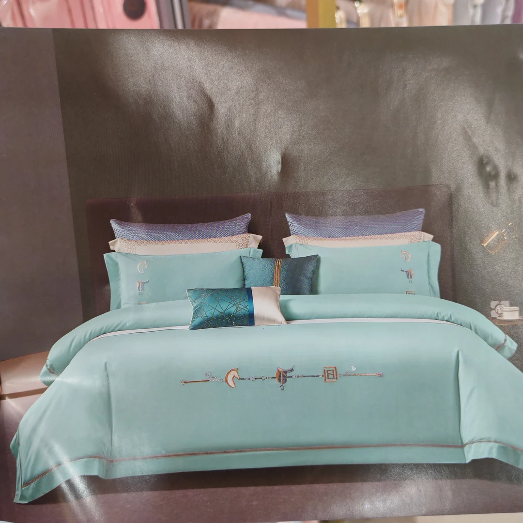 2.2×2.4米高端夏季绣花四件套（宏艺专享）