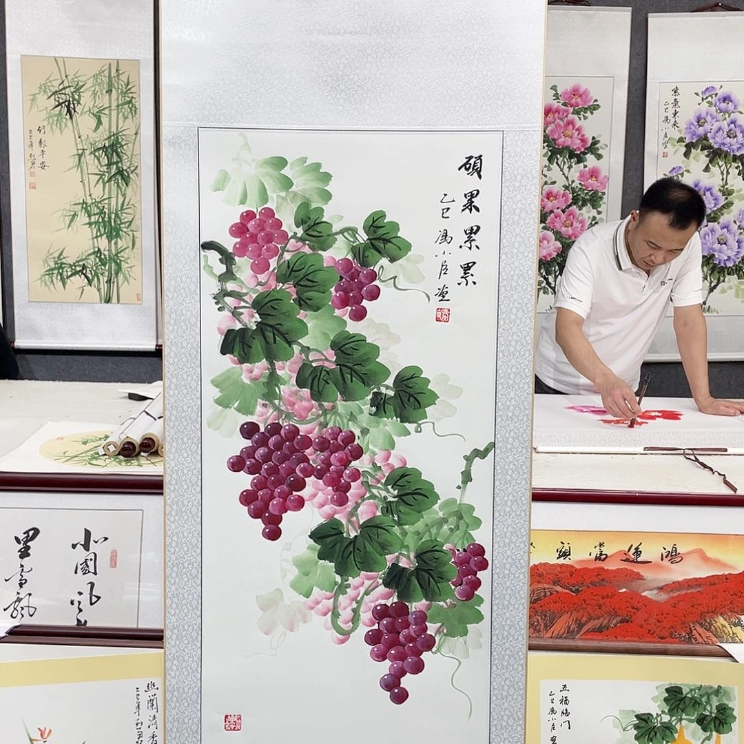 国画手绘作品手绘作品