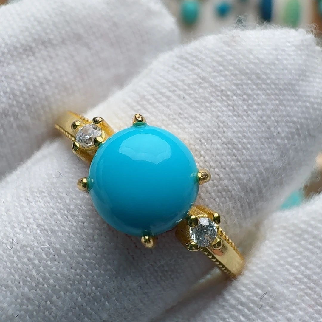 绿松石未镶嵌戒指