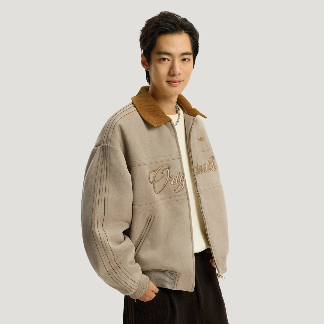 Adidas三叶草CRAFTED JACKET PADDED新年款保暖运动棉服 KT0674 Y