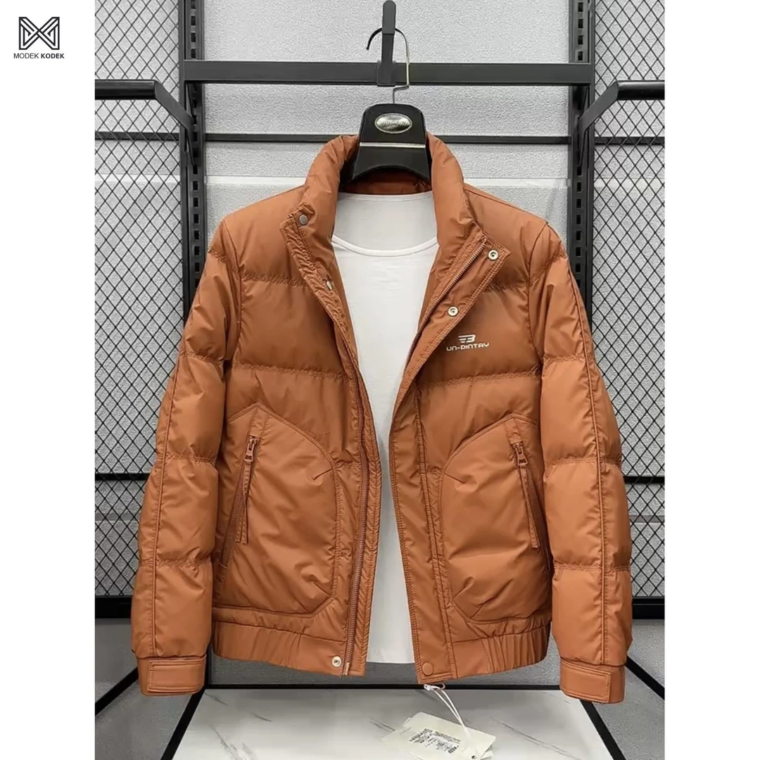 MODEK KODEK男士立领羽绒服2025年新款时尚潮流加厚保暖夹克上衣