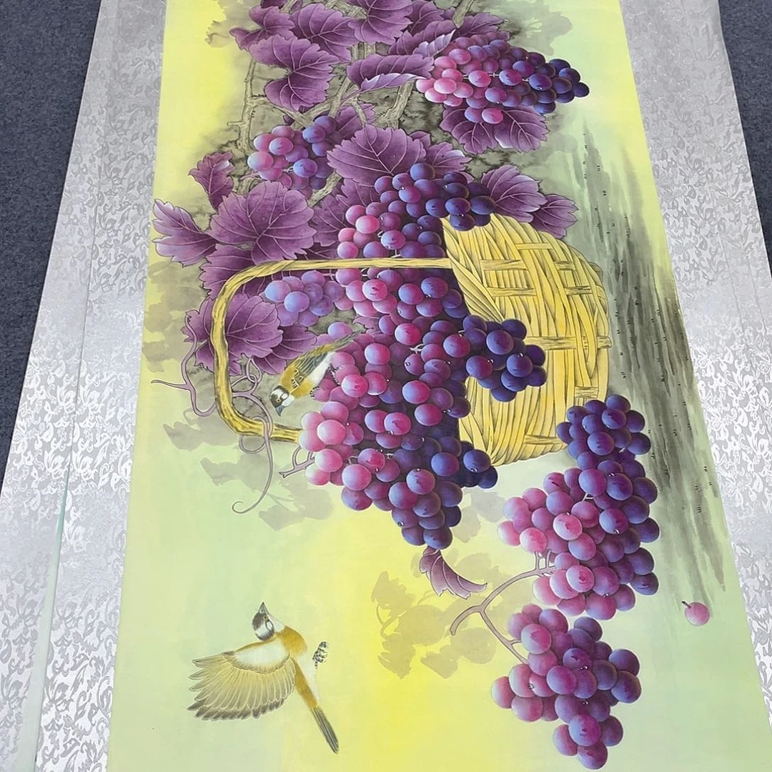 国画作品小姐姐放漏…