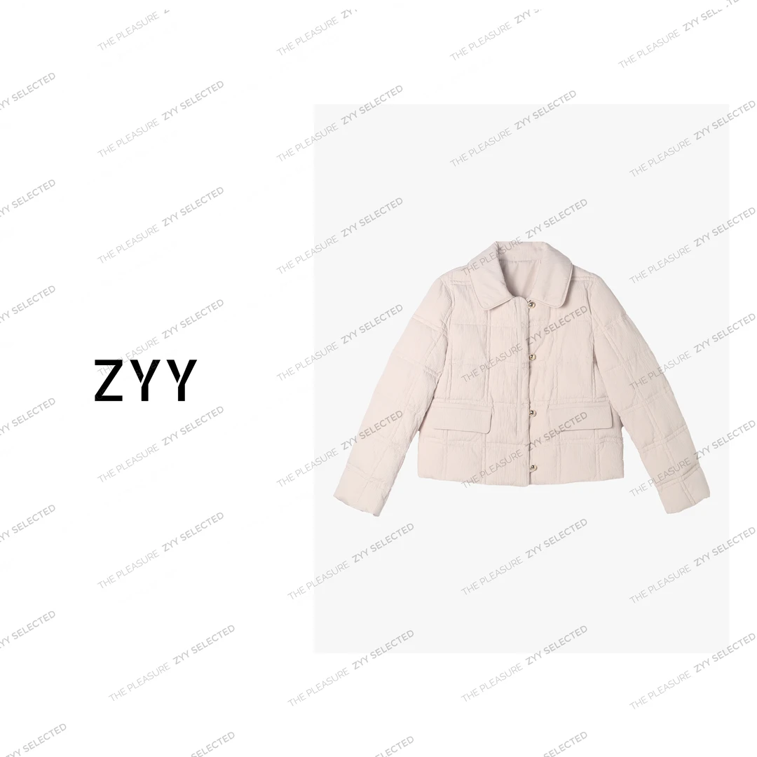 ZYY【云归浅】2025/S新品设计感香风轻薄羽绒服短款女X25QYRF04326
