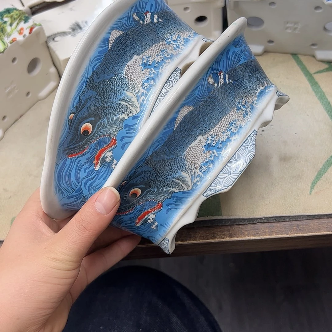 方***店紫砂花盆089号瑕疵2个处理介意勿拍