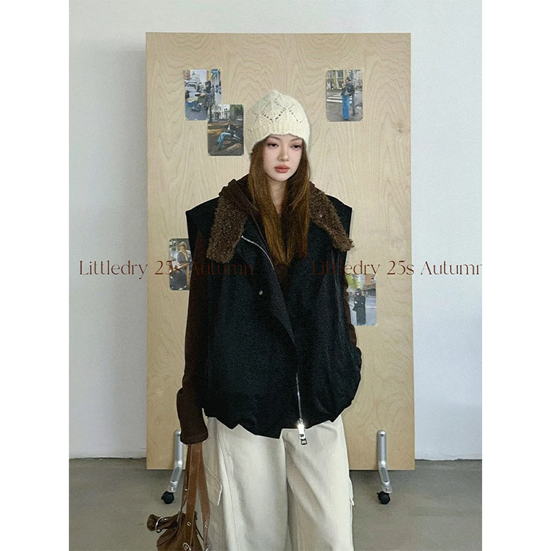 【Littledry不油】白鸭绒马甲女秋冬新款外穿马夹外套YYX0209