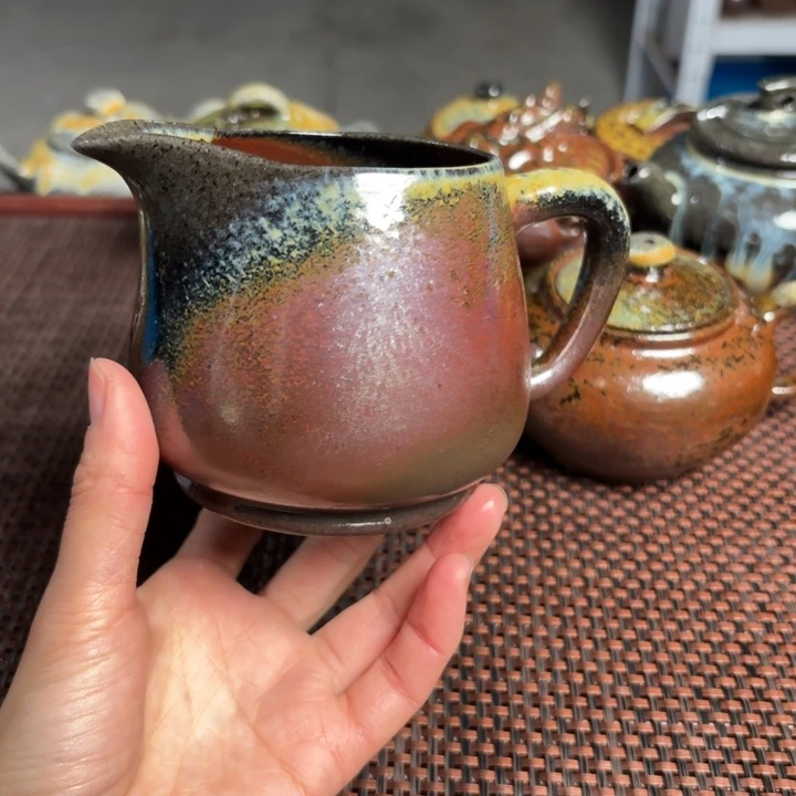 紫砂茶杯玻化功杯