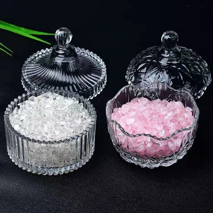 【星璃】消磁石＋消磁碗水晶消磁净化华盒水晶碗专用玻璃碗水晶消磁