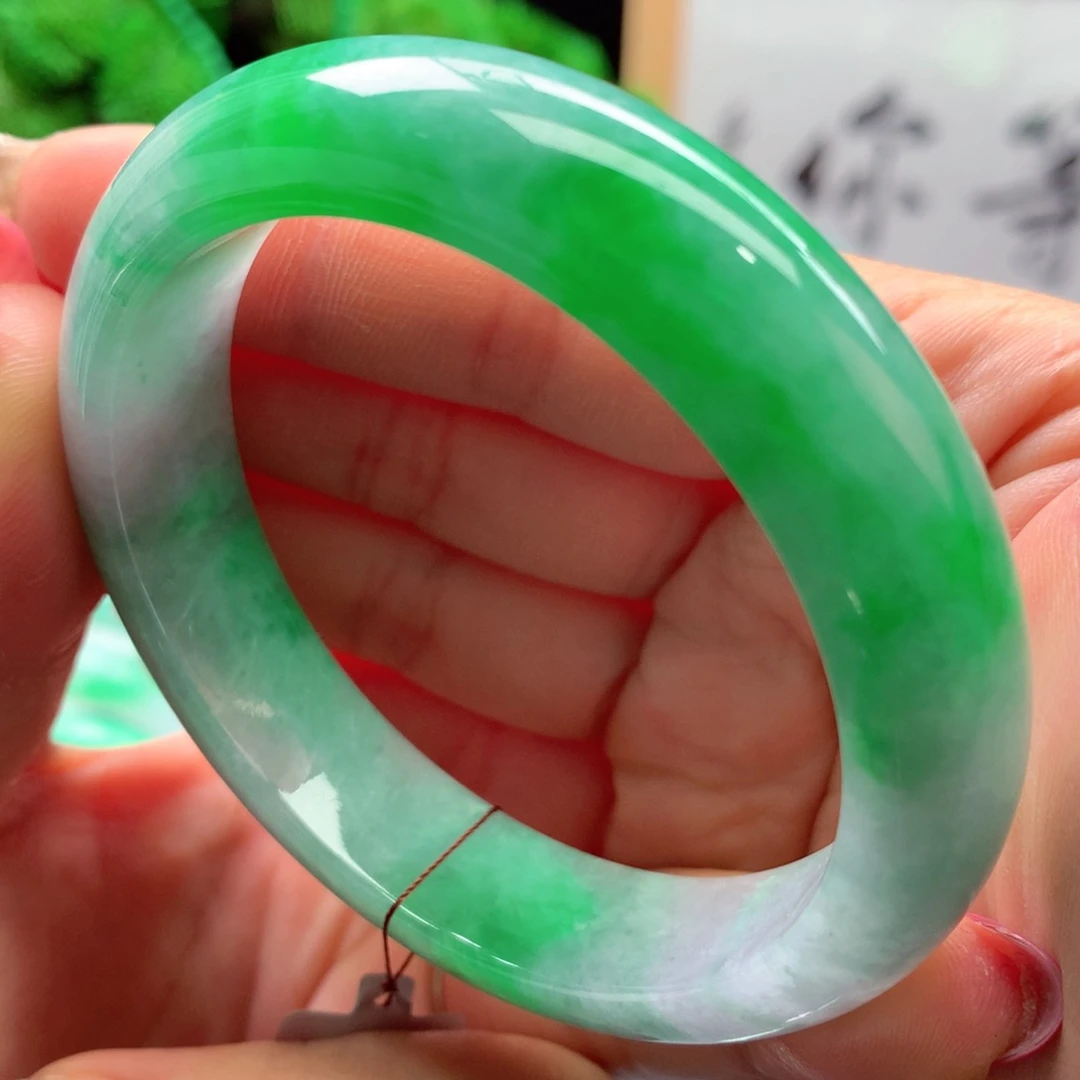 未镶嵌手镯翡翠缅甸58.2q k