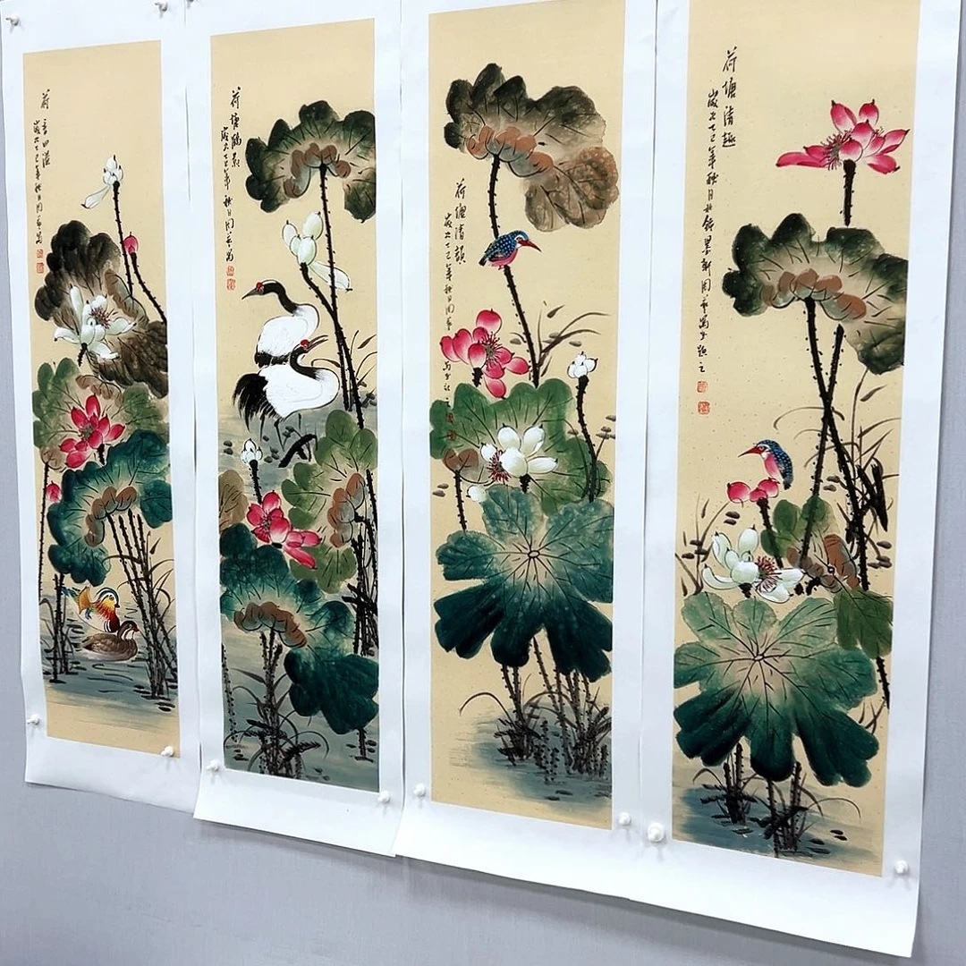 国画国画作品宣纸纯手绘