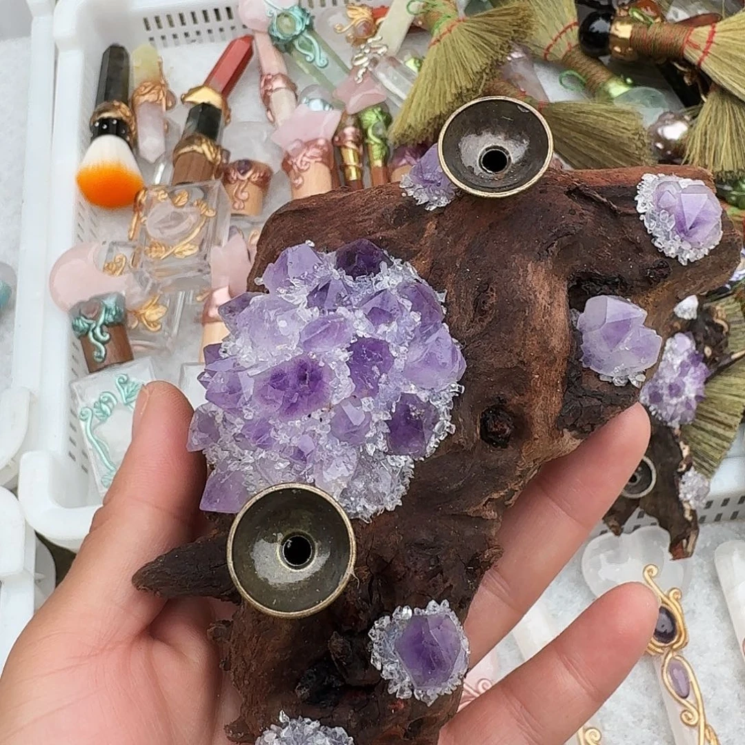 百***女未镶嵌手链烟晶紫水晶