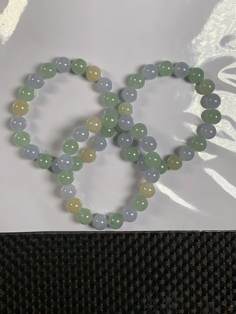 天然缅甸翡翠A货多宝手串多样性发货，发一件2 585