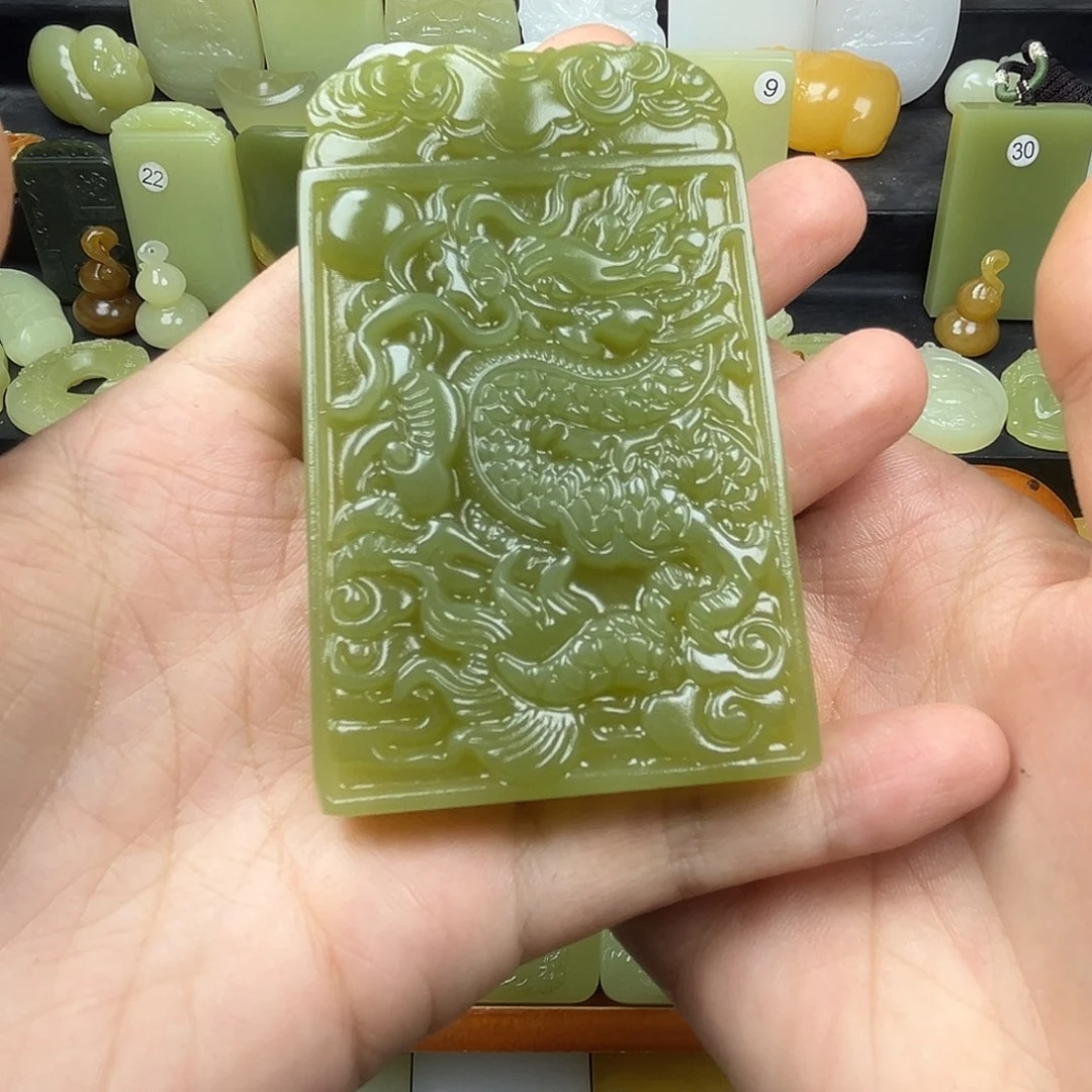 开***心昆仑山料大版龙款
