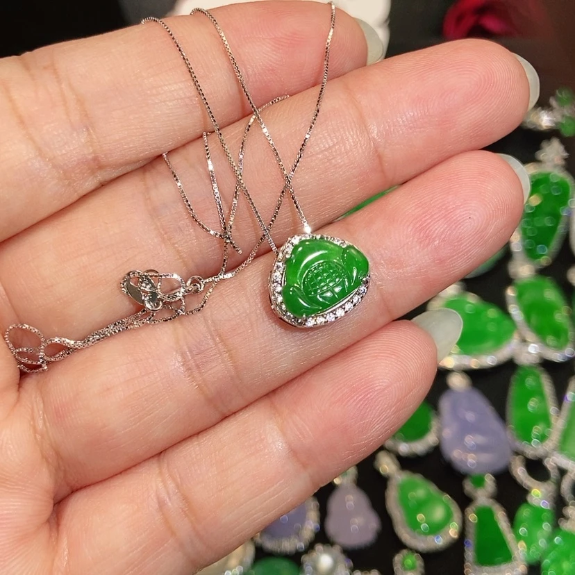 【闪购商品】翡翠未镶嵌颈饰天然翡翠