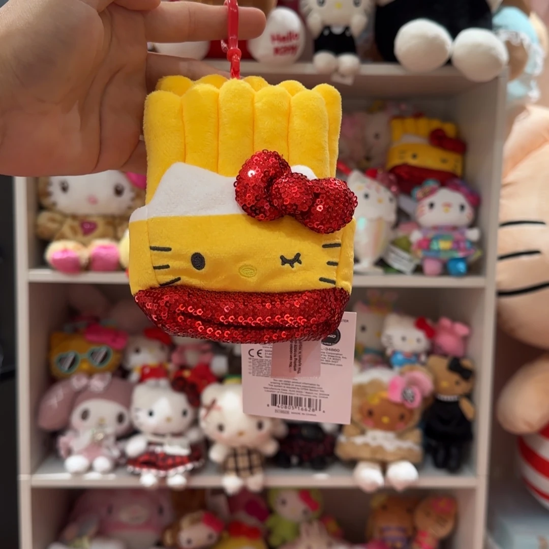 毛绒美版薯条kt挂件