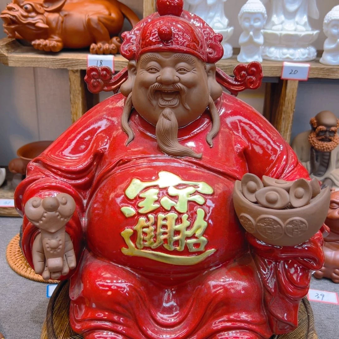 可***笑紫砂茶宠福利大财福爷