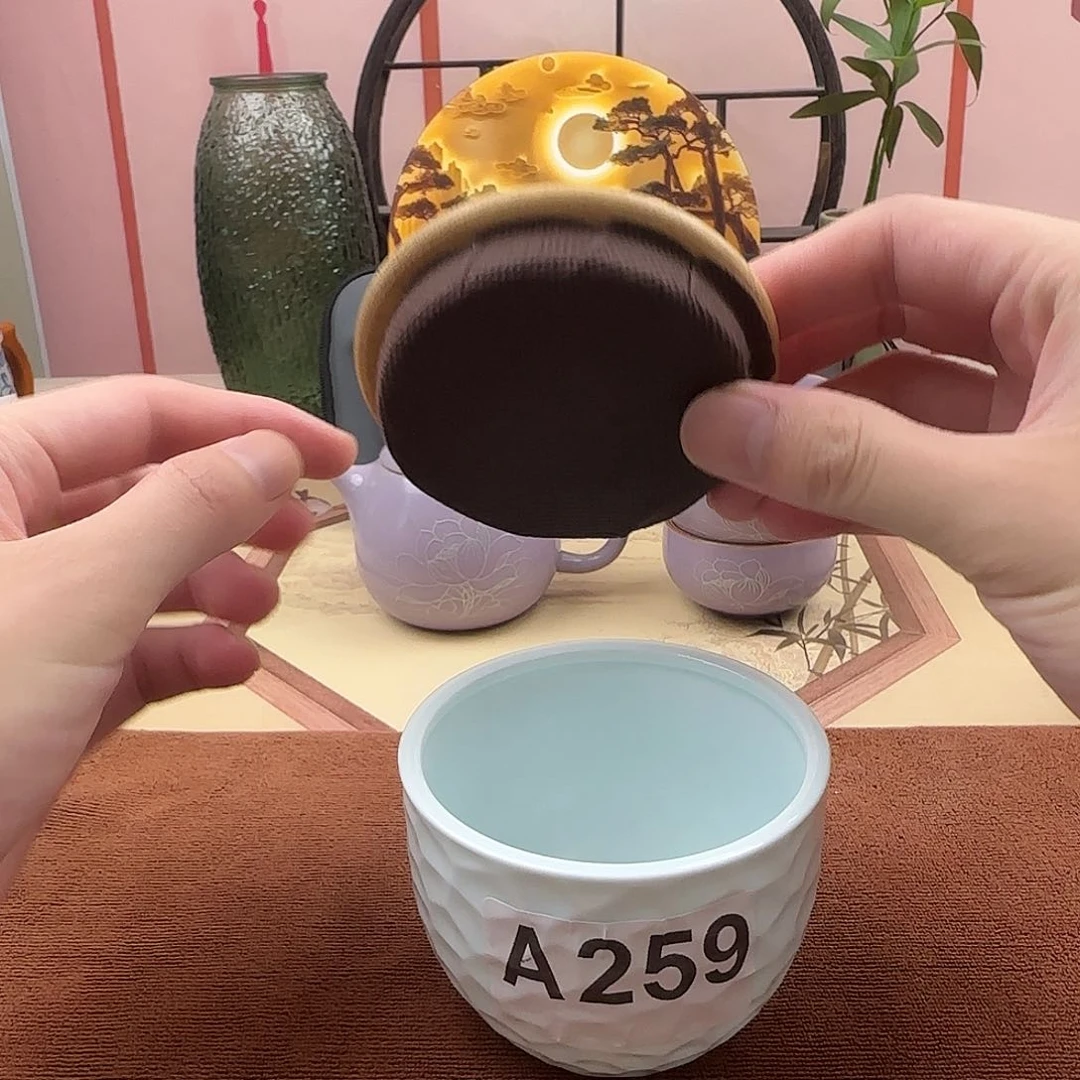 羊脂玉锤纹茶叶罐