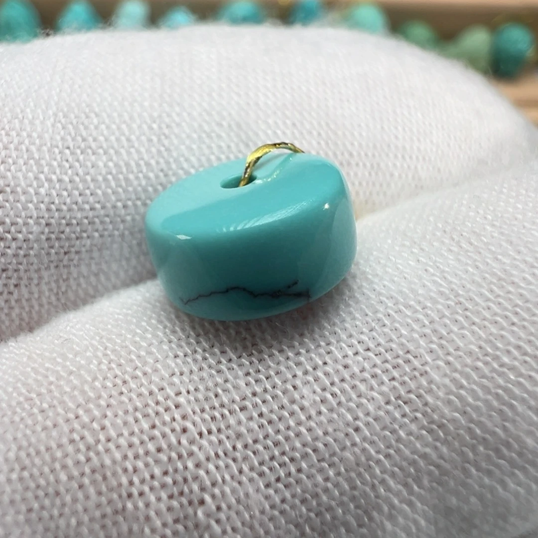 绿松石未镶嵌配饰10.3*5.2