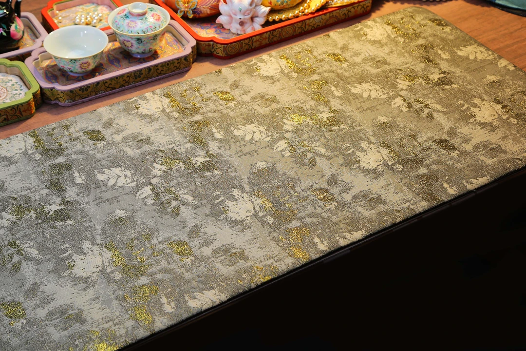 CX763 大程造物 织锦缎 手工轻奢高档茶席 中式茶壶杯垫