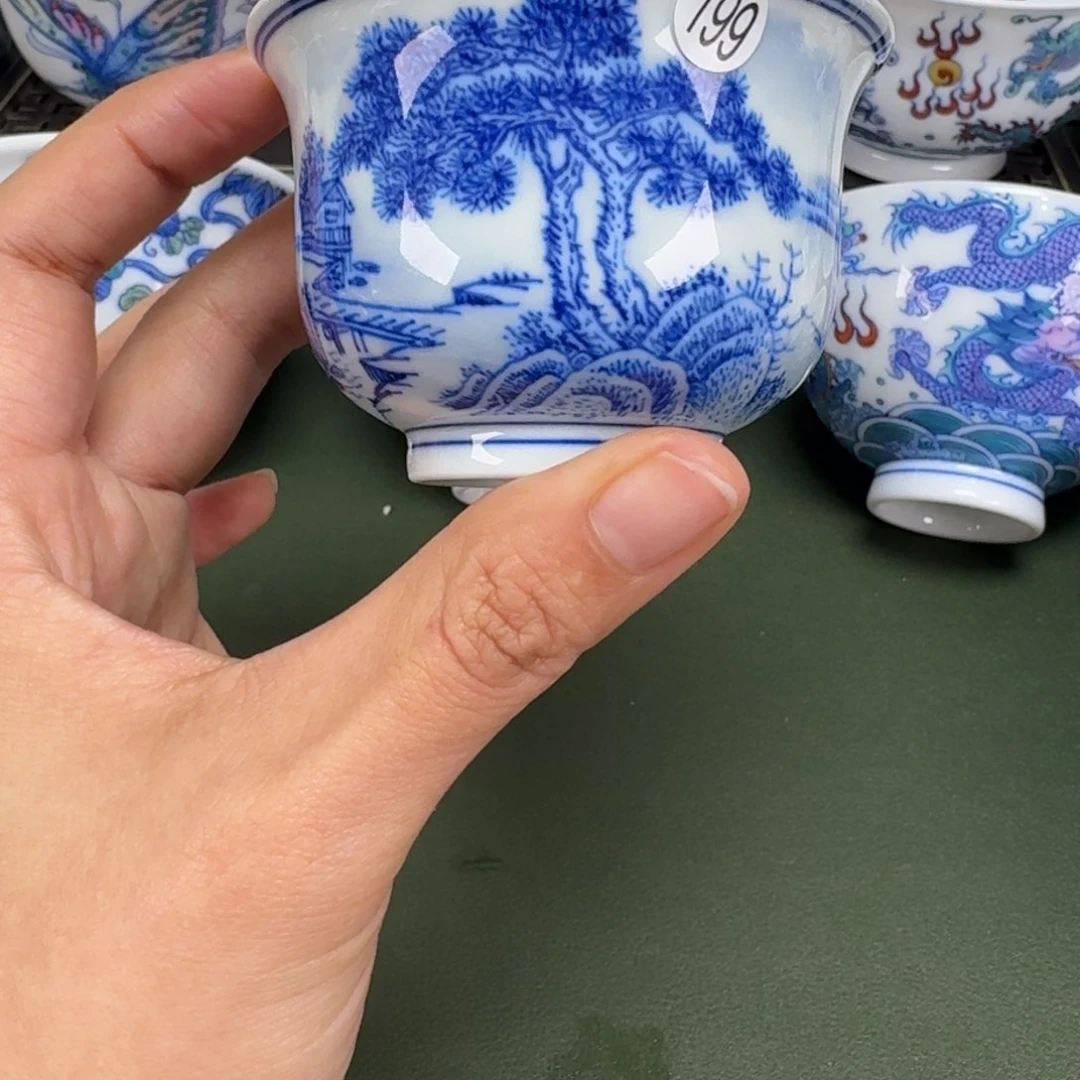 沙沙手工手绘茶具199