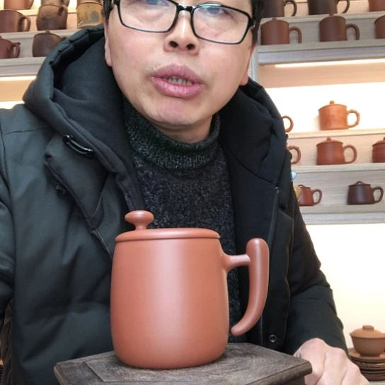 紫泥茶杯玉隐杯容量400