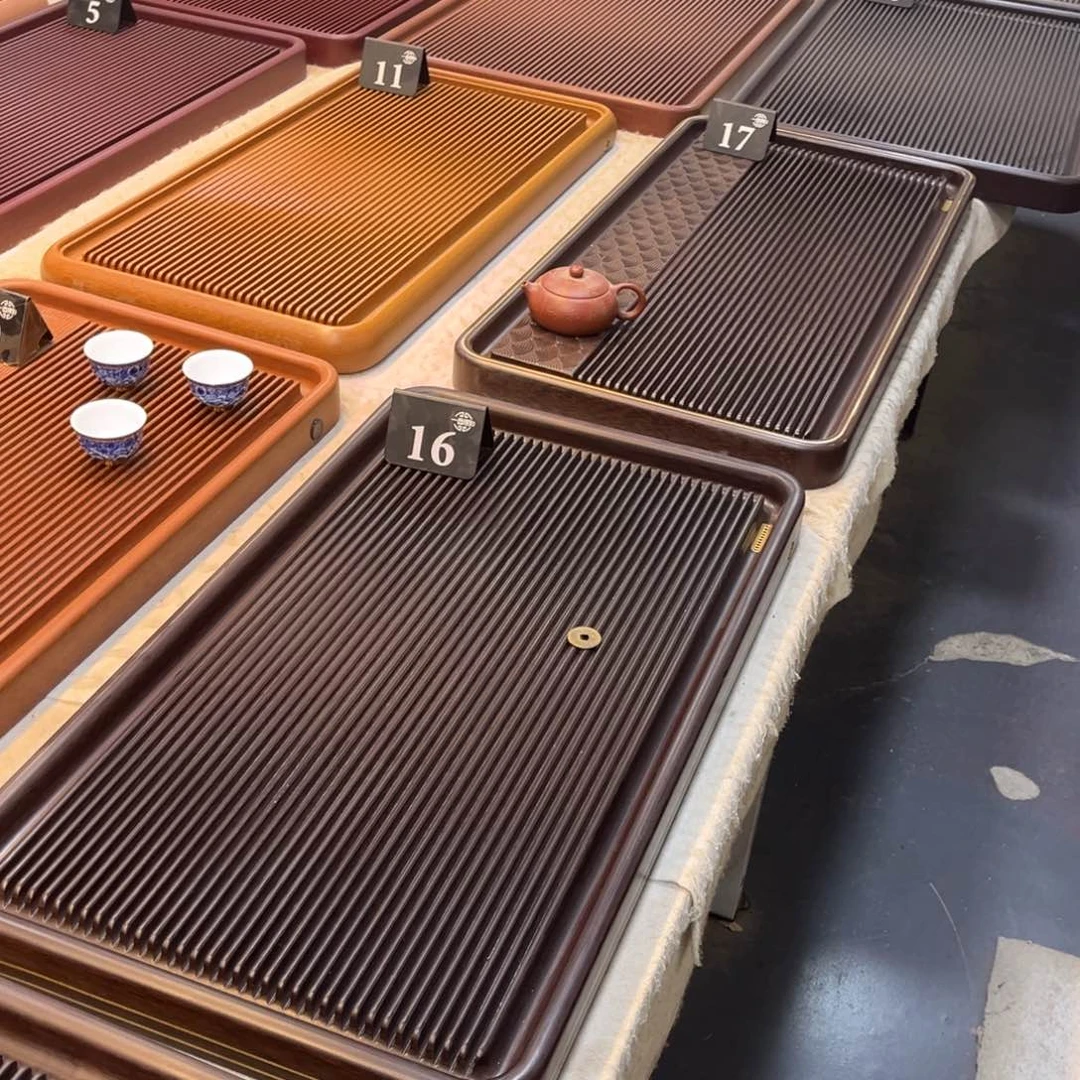 紫砂茶盘西*7040紫檀电木