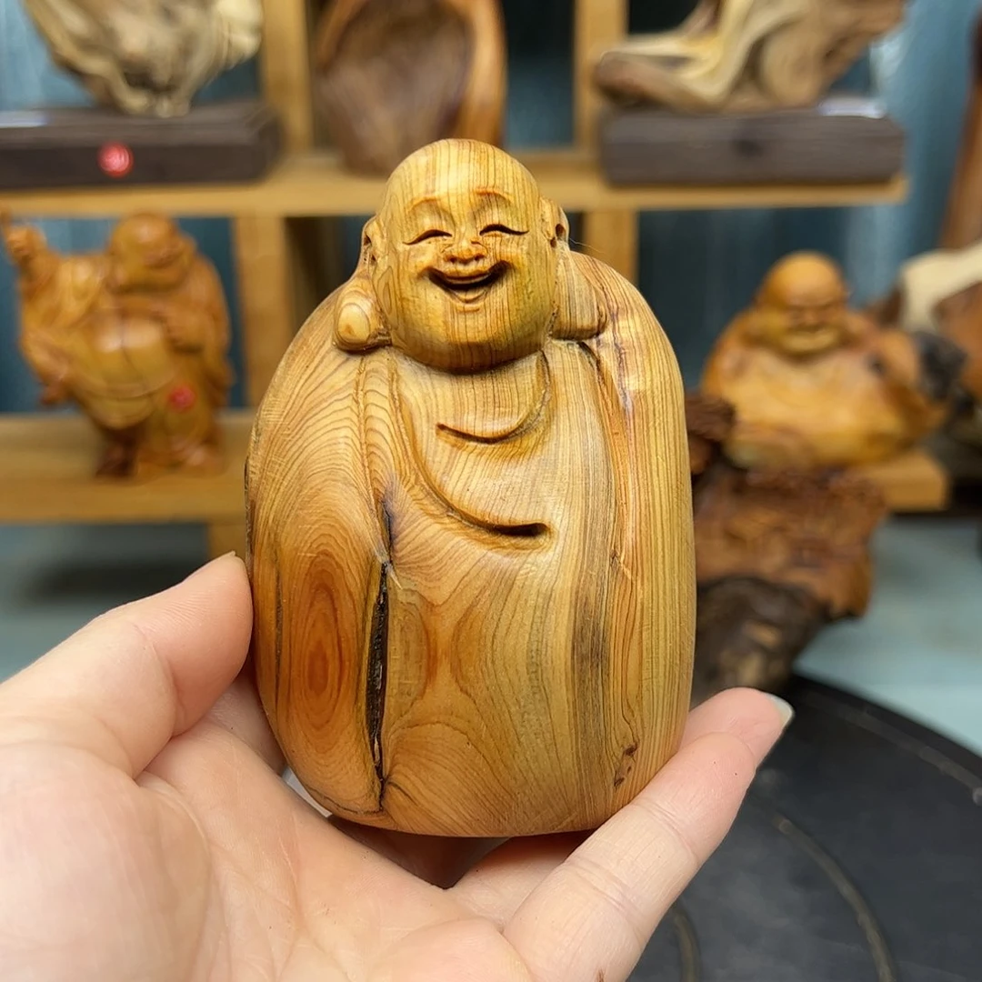 木周****丐崖柏木摆件手把件