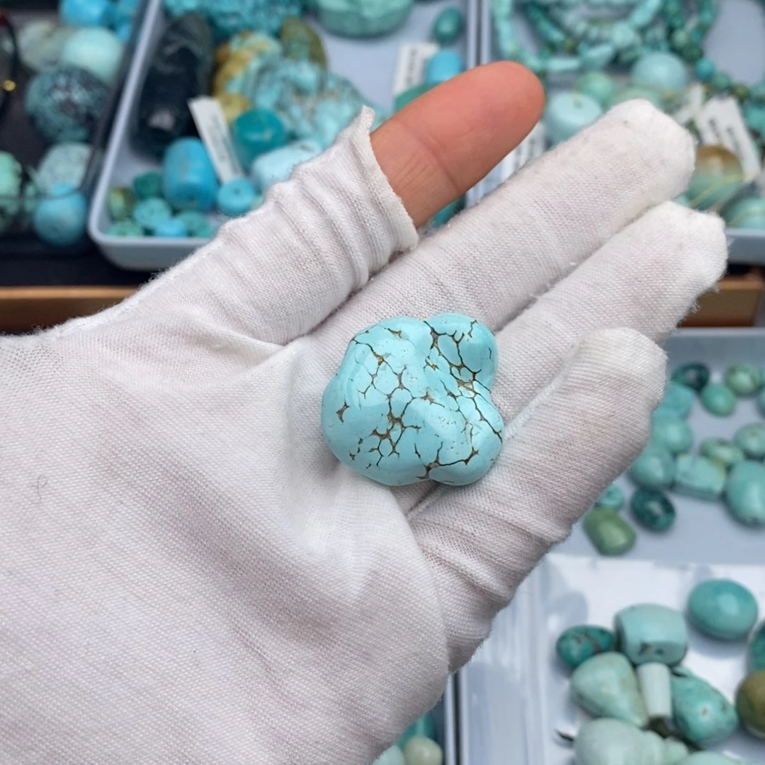 未镶嵌绿松石随型珠