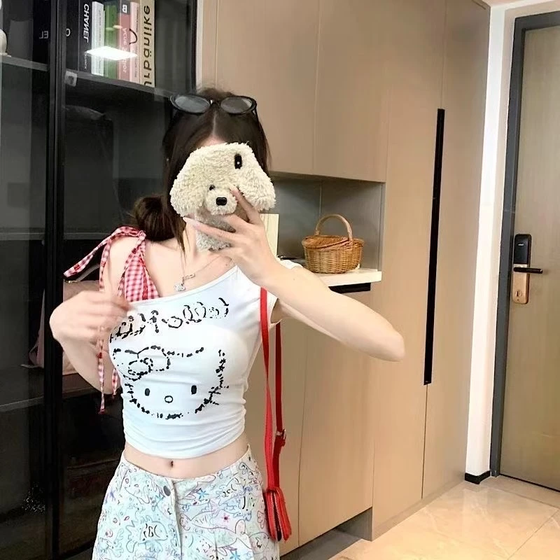 【多米米Studio】纯欲千金甜辣显瘦夏季上衣连衣裙套装