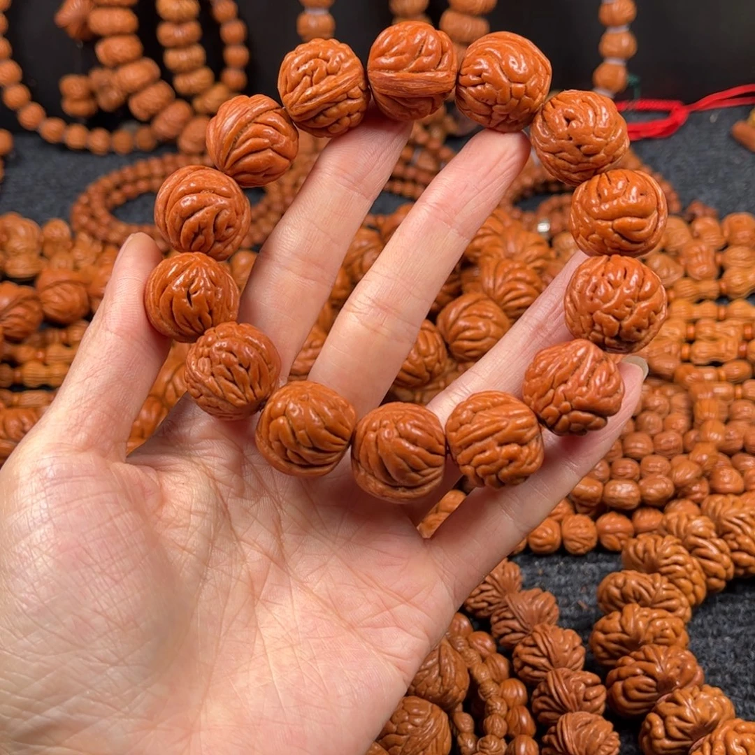 豹***租桃核手串C12桃核手串