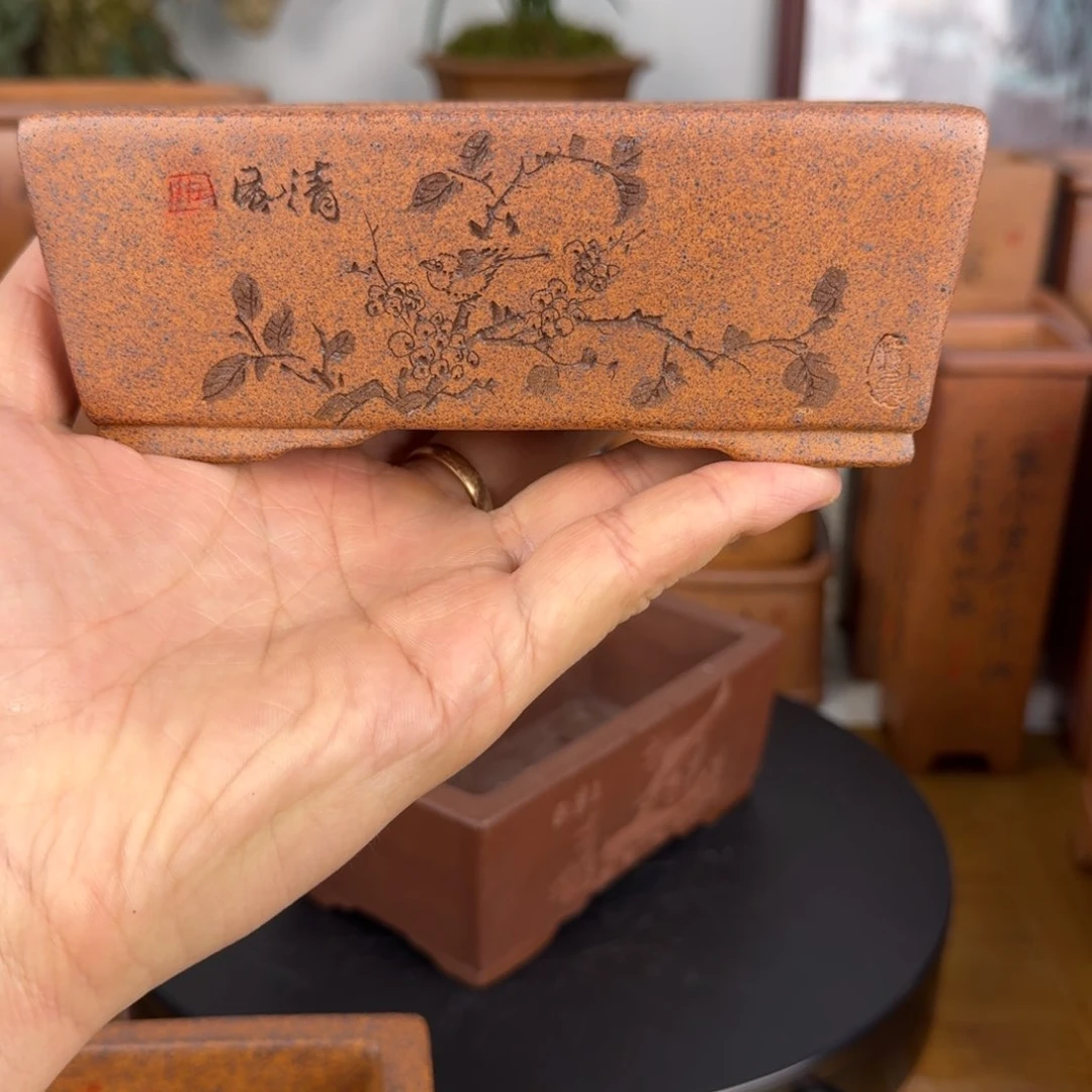 紫砂花盆文**司紫砂花盆