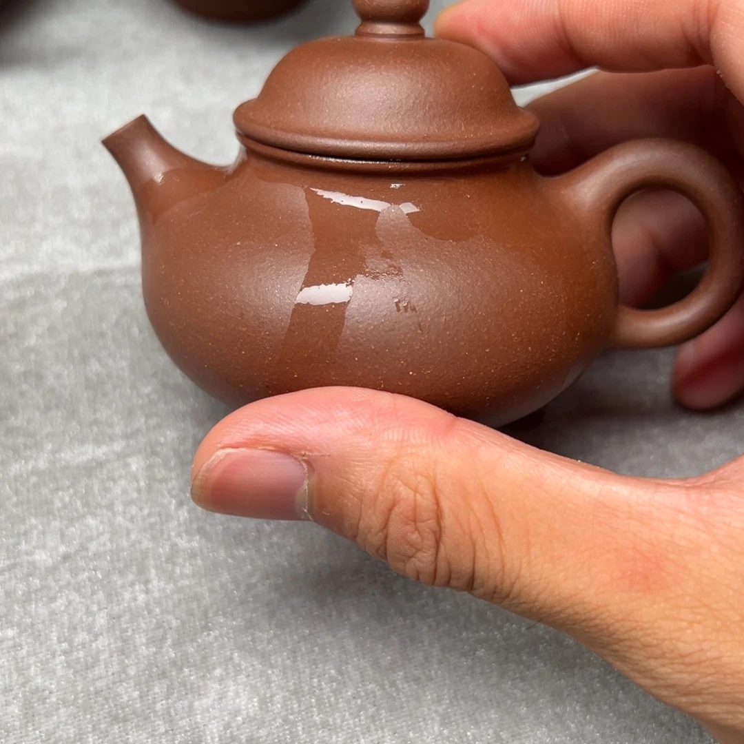 茶壶紫砂底槽清容天100cc