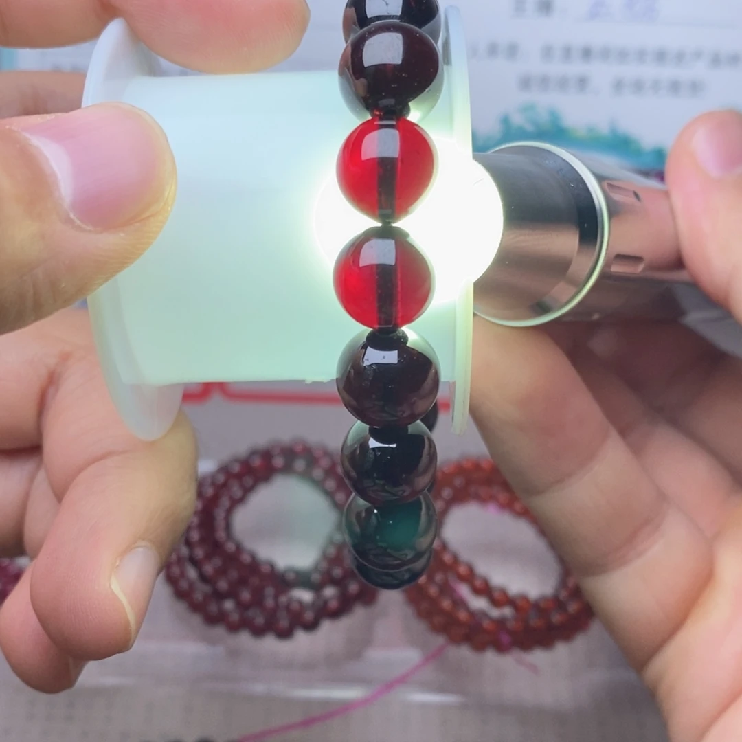未镶嵌手链石榴石卡11➕精品9A