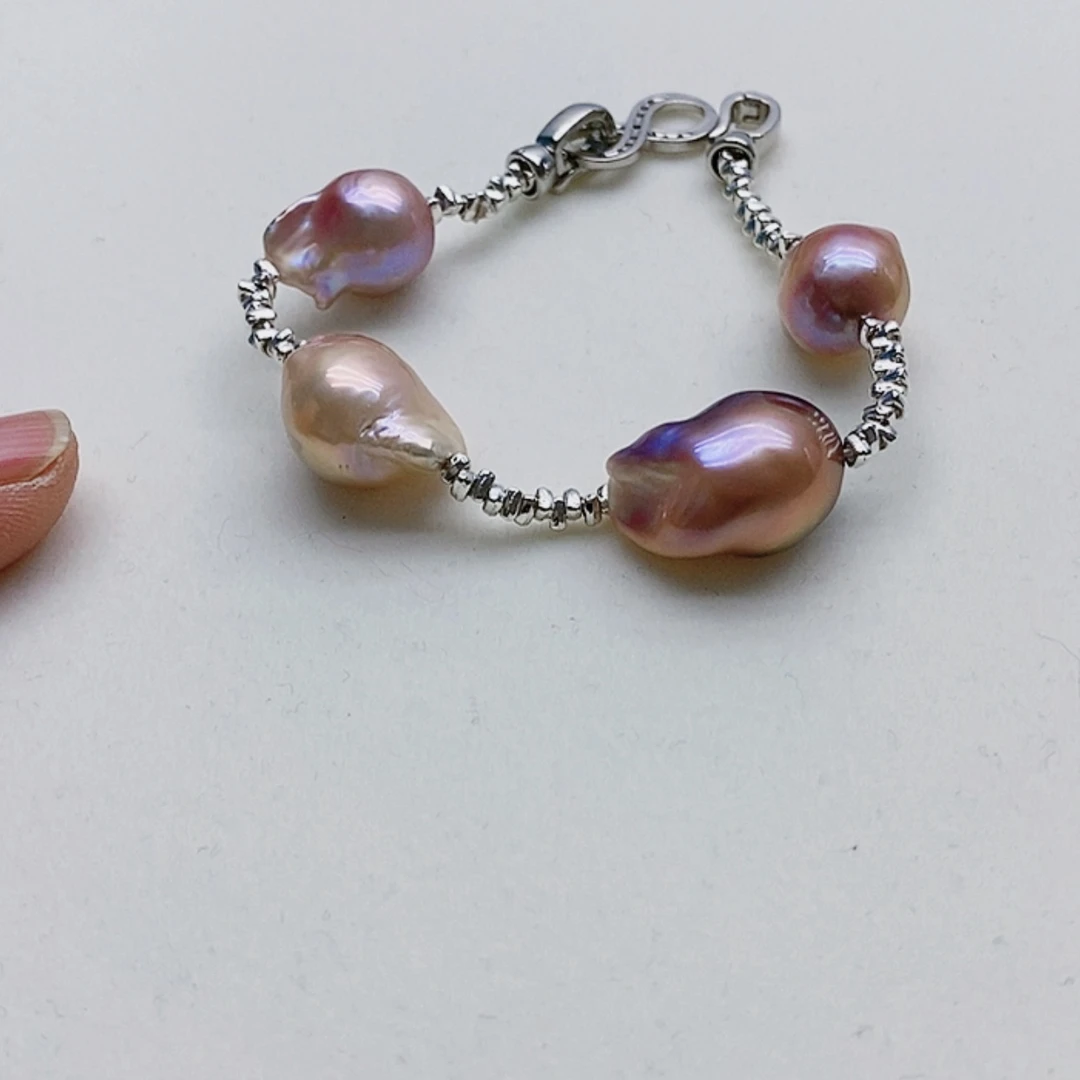 【闪购商品】淡水珍珠耳饰银S925镶嵌