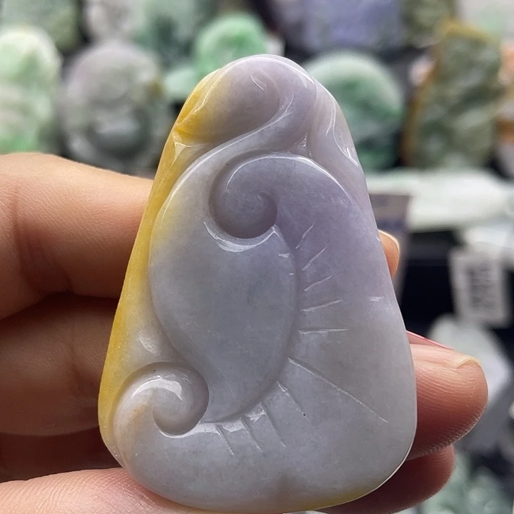 翡翠未镶嵌颈饰天然翡翠