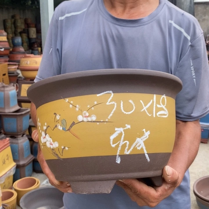 紫砂花盆紫砂花盆盆栽花卉苗木种植