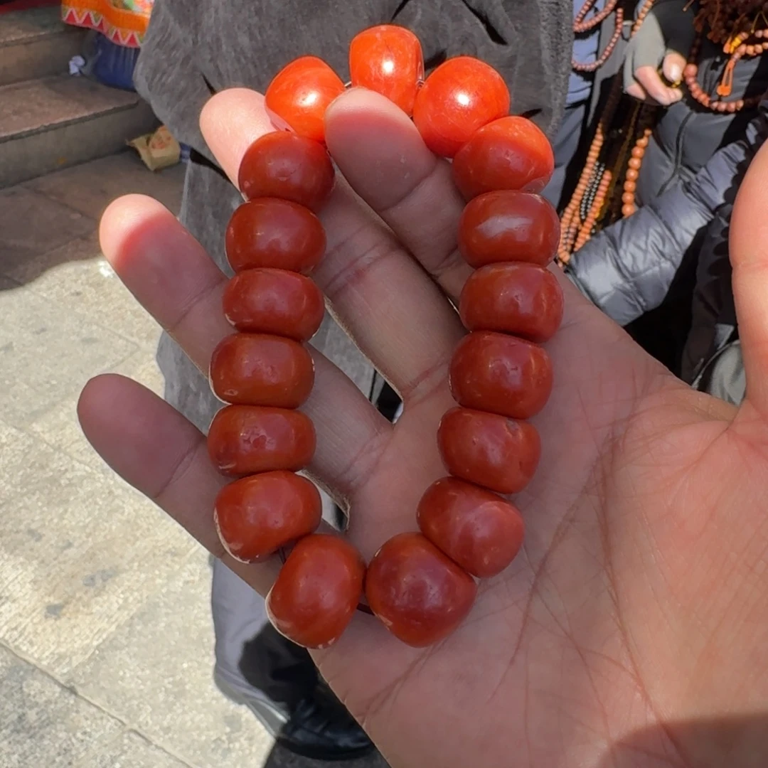 南红玛瑙未镶嵌手链南红