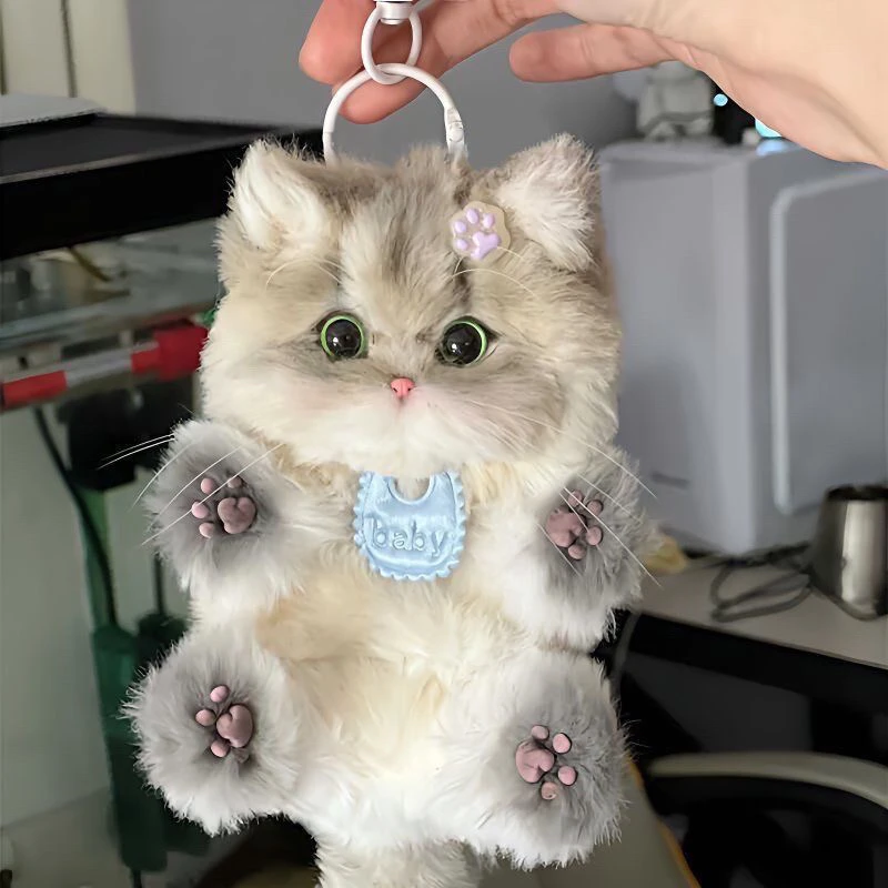 【材料包非成品】扭扭棒小猫咪挂件手工自制diy材料包可爱挂饰益智