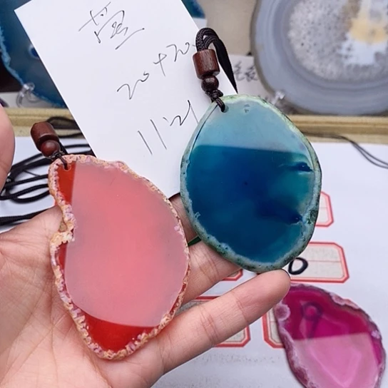 玛瑙/玉髓颈饰未镶嵌莹*